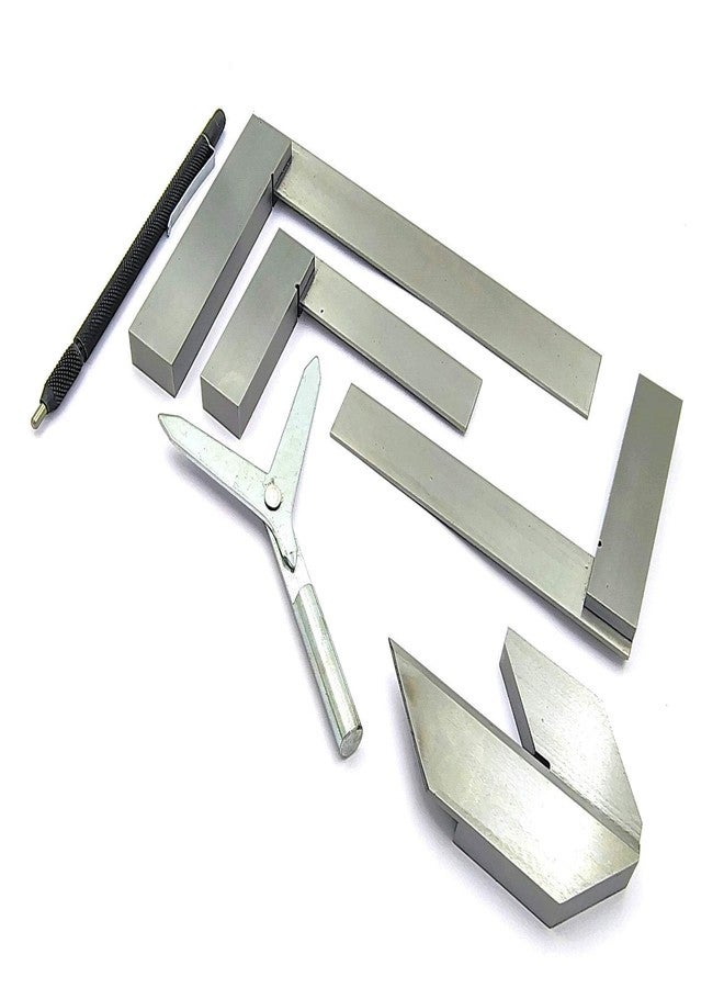 BUYOHLIC New Starter Engineer Kit (Try Squares, Center Squares, Carbide Scriber Pen, & Y Center Finder) Supplied - Image 4